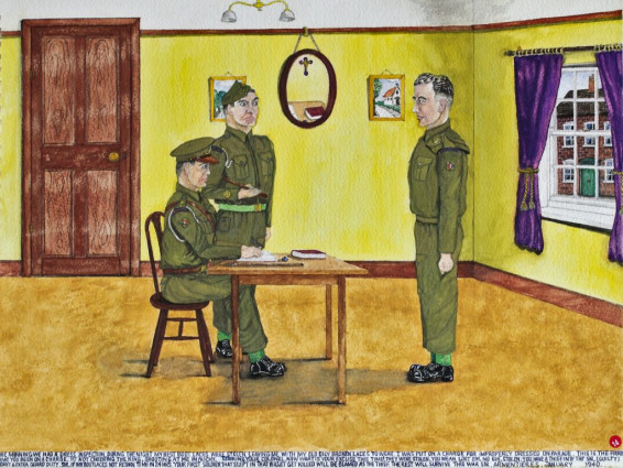 One morning we had a dress inspection. During the night my best boot laces were stolen leaving me with my old oily broken laces to wear. I was put on a charge for improperly dressed on parade. “This is the fourth time you been on a charge. First not cheering the King, shooting at me in Auchy, Striking your Colonel. Now what is your excuse this time!” “ They were stolen.” “You mean you lost em.” “ No Sir, stolen. You have a thief in B.Troop, Sir.” “Guilty. 7 days & extra guard duty.” “Sir, if my bootlaces are not returned to me in 24 hours, your first soldier that slept in that billet get killed will be blamed as the thief, the rest will survive this war, Sir.” Armentieres. January 1940.