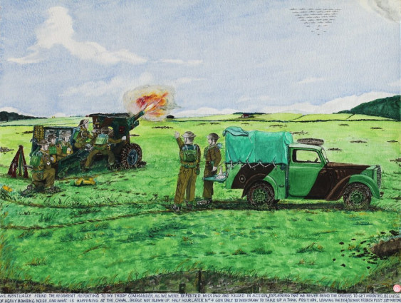 We eventually found the regiment, reporting to my troop commander as we were reported missing and killed in action, explaining that we never heard the orders to get mounted because of heavy bombing noise and what is happening at the canal – bridge not blown up. Half an hour later No 4 gun only to withdraw to take up tank position, leaving the1914/18 war trench position. 28th May 1940.