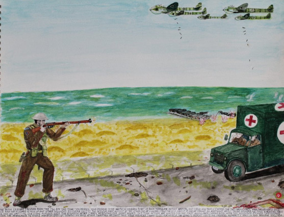 One of the soldiers I rescued from the Pillbox said to me, “You broken your promise to me and these wounded to get us back to England on that hospital ship.” I told him that I stopped the two ambulances and the drivers said, “We are not allowed to pick up any other wounded soldiers except the official first aid post at the other end of Dunkirk.” I told the M.O. about it and he cannot do anything about those orders as this first aid post is not an official one. I was furious over the situation after I been rescuing for eight hours. So I took action and waited for the first ambulance coming back with the wounded. I fired two rounds over the ambulance to make him stop. “Open up!” waving my rifle at him. “I am full up, can’t take your wounded.” “I want to see for myself.” “I am going to report you to the medical authority you’re in big trouble soldier.