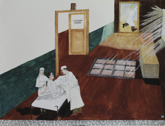 The orderly came out again running from the surgery still screaming “He’s come back alive”, over and over again. The M.O. and Sister came out and was surprised to see me.
“Your orderly, has he gone mad?” I ask. The M.O. ask me “Who are you?”
“I am Lance Bombardier Uggles and why haven’t you operated on my face for sinus?”
“Because you have been dead this past hour. Your flesh and blood, your muscles disappeared. Only your bones a skeleton was left on the table. We are all in deep shock. Your bones was being protected by some invisible force.” replied the M.O.
I put my face in my hands saying Oh God what have I done, as my memory came back to me, all what happened on earth and in heaven.
“You must be our new Messiah” said the M.O.
“I am not a messiah.”
“Then who are you?”
“I am your Godsoldier.”
“What is a Godsoldier?” he ask.
“A Godsoldier who kills his enemies to save others for their freedom. God told me the Sister will become his GodAngel when her time comes and command me to go to the second front to save the British Army.