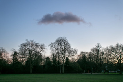 Lonely Clouds at Dusk